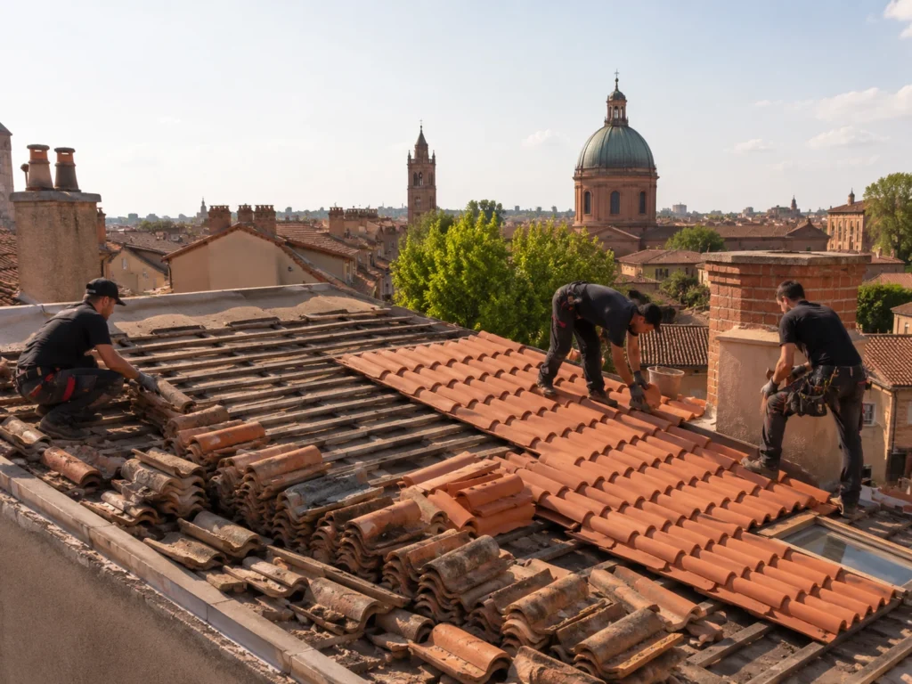 Réfection de toiture à Toulouse